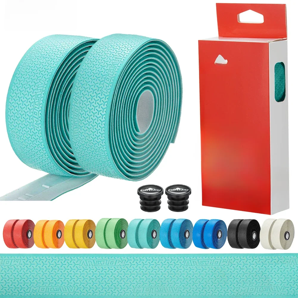 AliExpress New MOTSUV EVA Bar Tape High Tenacity Handlebar Tape Adhesive Bike Handle Tape Shock Absorbing Bar Tape With Hole for Road Bike
