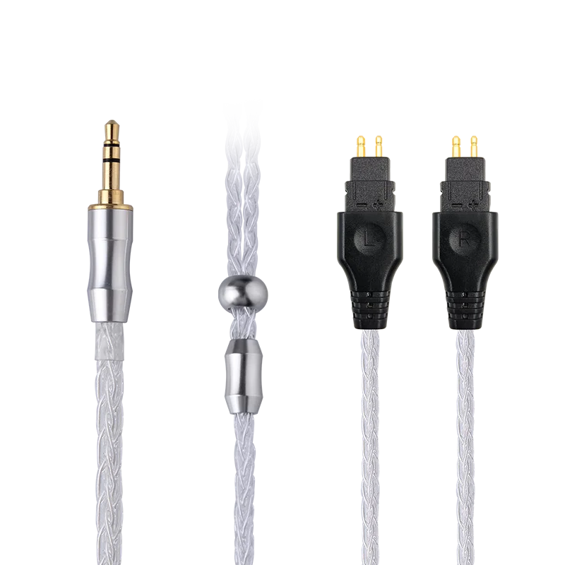 

3.5mm/6.35mm Pure Silver 8-core Audio Cable For Sennheiser HD565 HD580 HD600 HD650