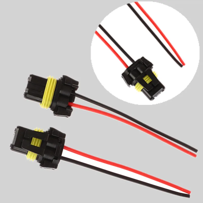 

Автомобильный разъем адаптера, провод 9005 9006 HB3 HB4 для фар, противотуманный светильник, разъем провода, автозапчасти, 2 шт.