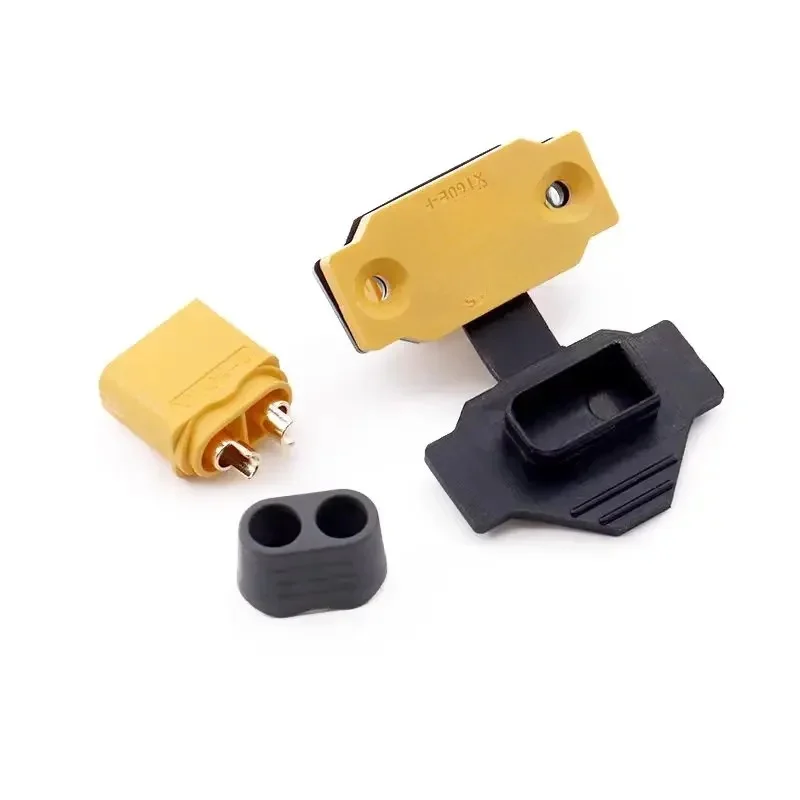 Amass XT60BE-M connecteur de batterie XT60 prise mâle plaqué or XT60 connecteur montable prise jaune ou XT60H-F Charge rapide