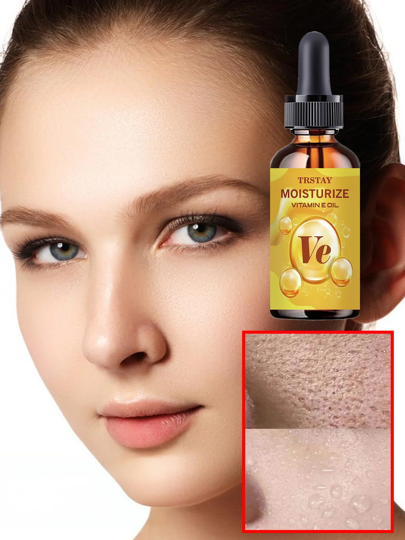 Hydrating Brightening Serum for Large Pores Smooth Petal Like Skin Enhances Radiance Moisture Retention Youthful Glow Flawless S - Image 3
