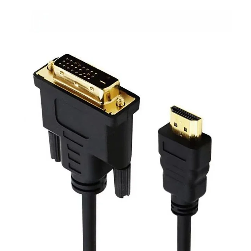 Mini HDMI Micro Compatible vers DVI 24 + 1 connexion publique Mini HDMI vers DVI câble de connexion haute définition pour LCD DVD HDMI XBOX