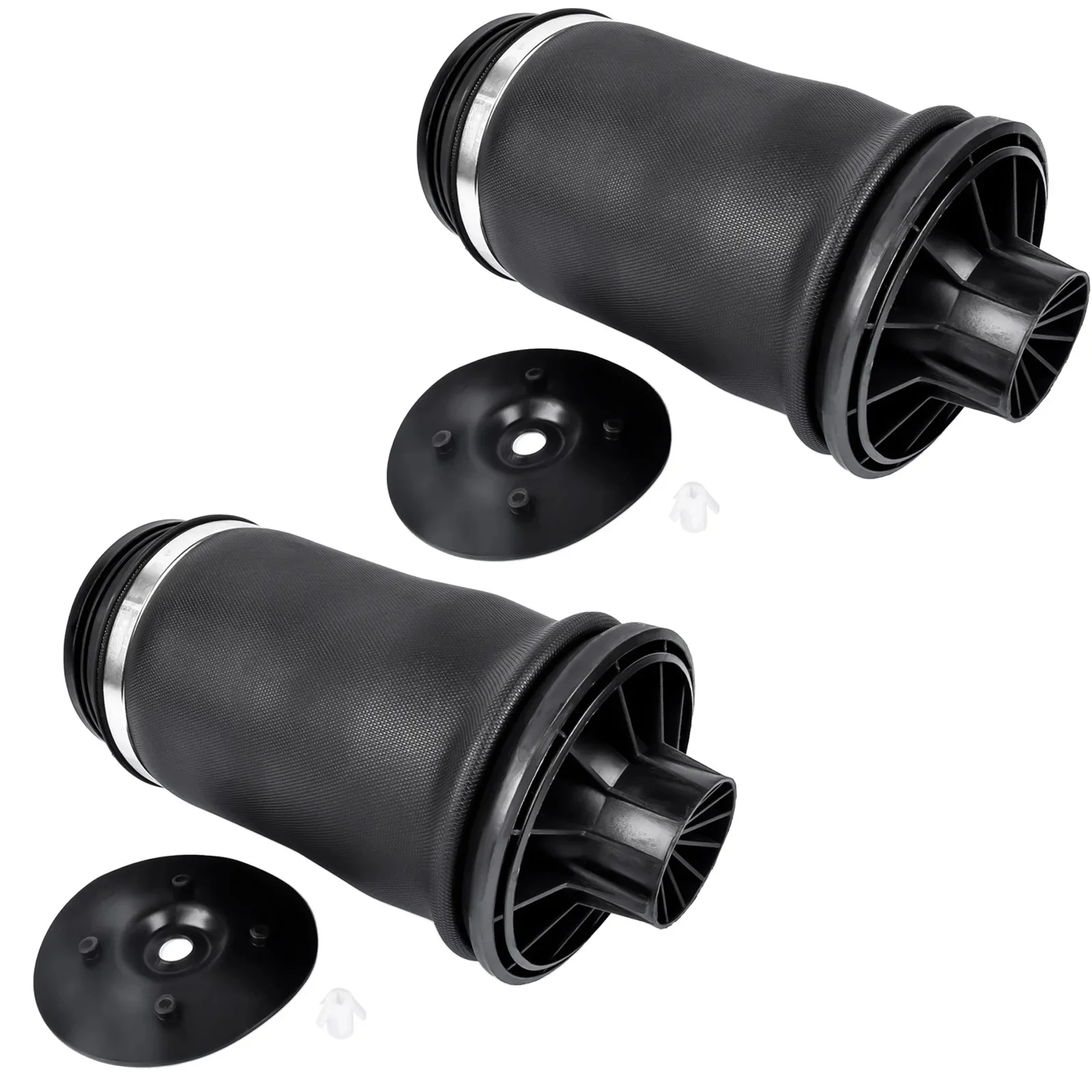 AP02 2 stuks Luchtbalg Luchtveer Luchtvering Achter voor Mercedes ML W164 W166 X164 GL350 GL450 ML350 1663200325 1643201025 - afbeelding 2
