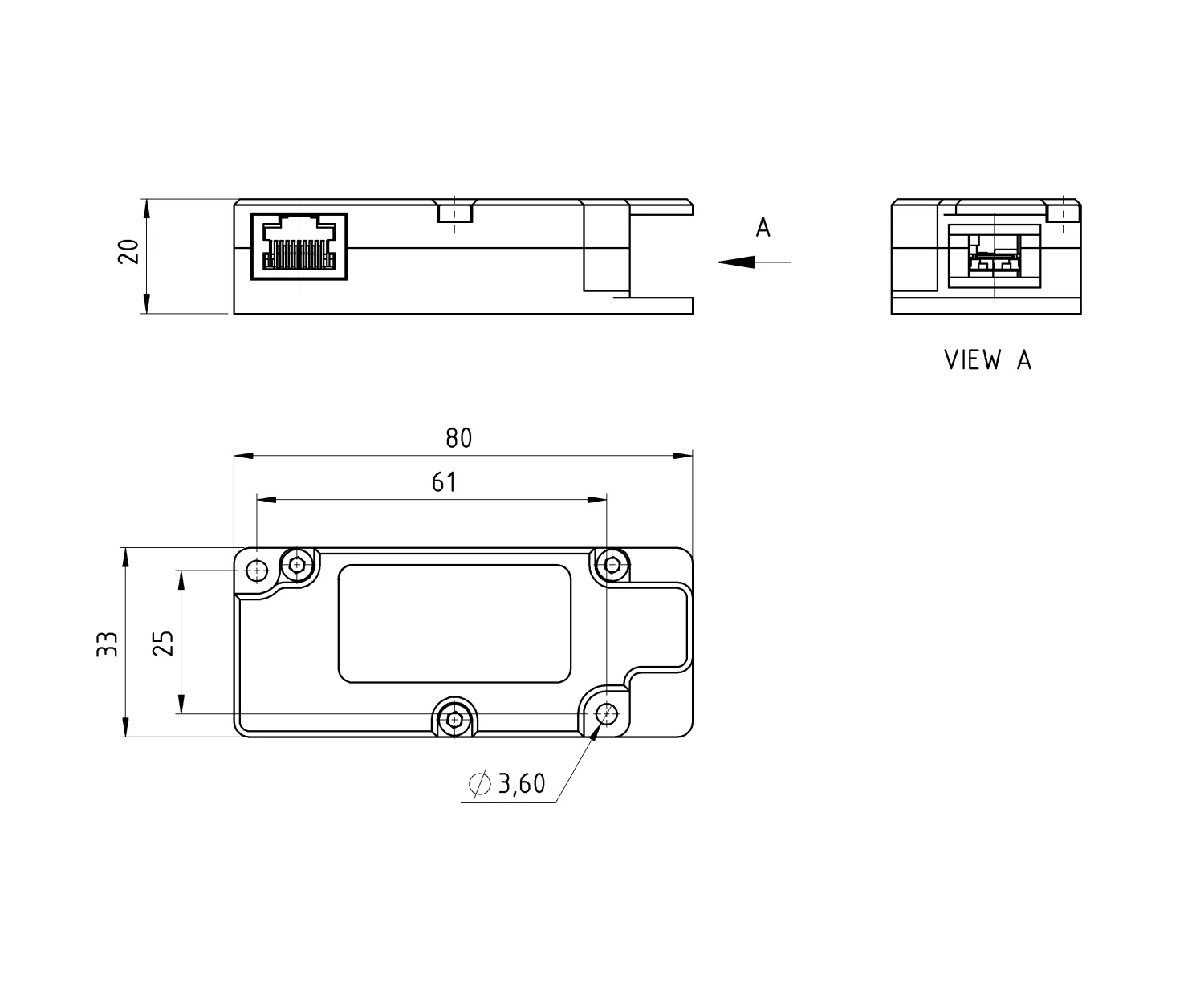 YAOSHENG Rechteckiger Starlink-Kabeladapter auf RJ45. Verbinden Sie Ihren Dishy V2 an einen PoE-Injektor schnell und einfach. – Detail 3