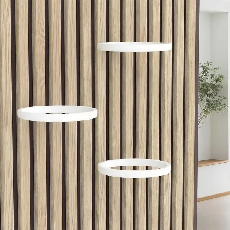 Two black sound insulation boards - plant rings for 1.5 cm wall and ceiling gaps, rust-proof and drill-free installation