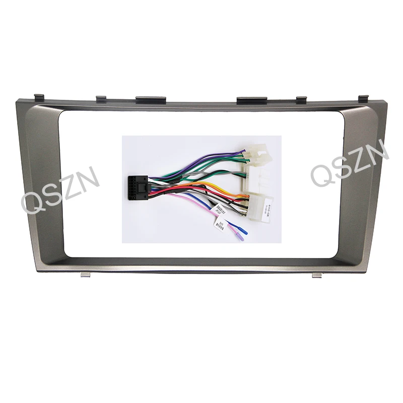 9 Inch Car Frame Fascia Adapter For Toyota Camry 40 50 2006-2012 DVD Stereo Panel ABS Plastic Dashboard Kit Installation 2 Din