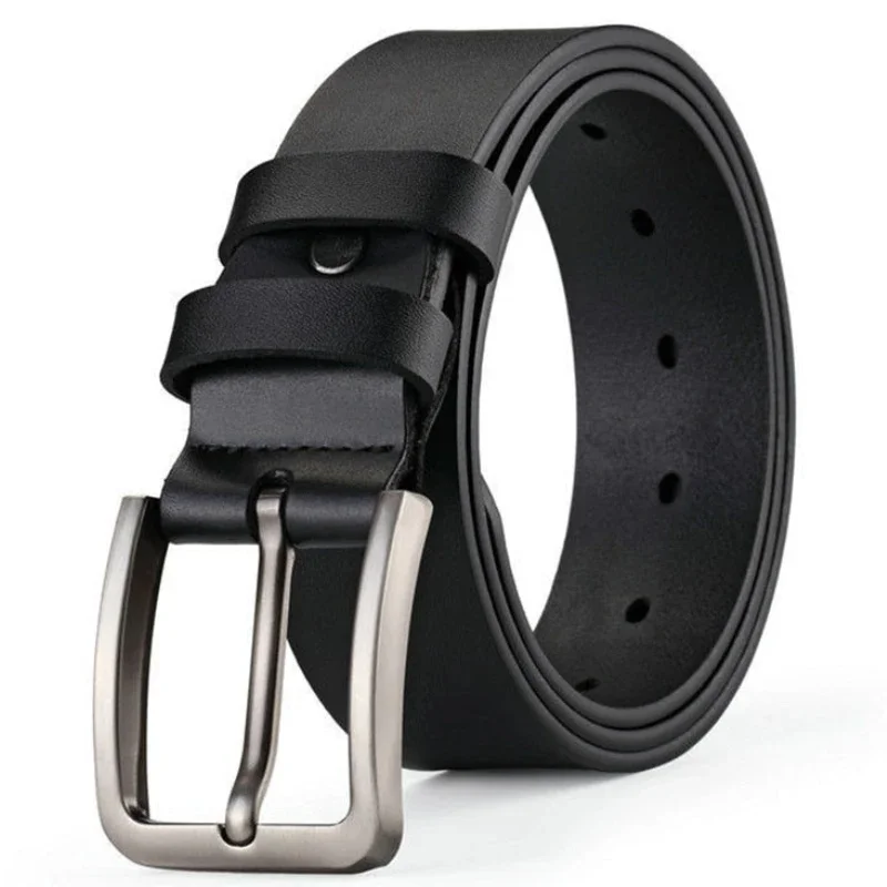 Neue Business Freizeit männer Legierung Platz Pin Schnalle Gürtel Männlich Berühmte Marke Luxus Designer Pu Leder Jeans Gürtel für Männer