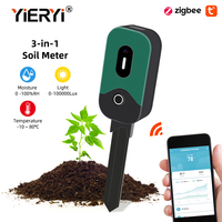 Yieryi Zigbee Soil Meter Smart Wireless Soil Moisture Temperature Light Sensor Garden Plant Monitor Compatible Tuya App
