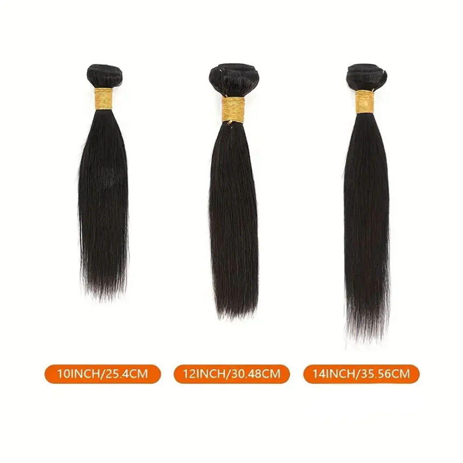 Straight Hair Bundles Hair Pure Brazilian hair Human Hair Ream Hair 8-32 Inch Human Hair 100% Human Hair Quality For Woman