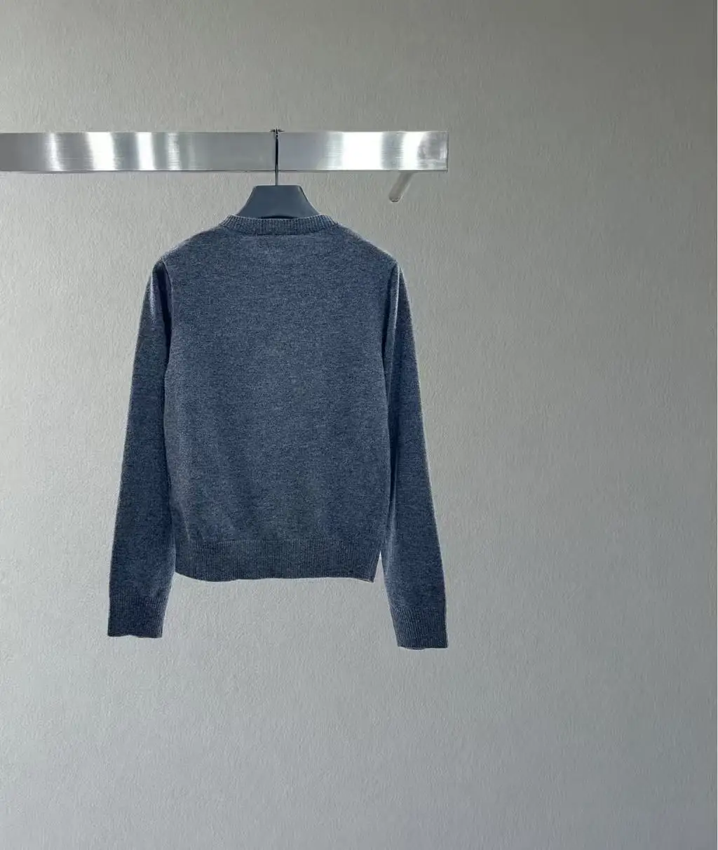 

2025 Autumn/Winter New Women's Round Neck Knitted Long Sleeve