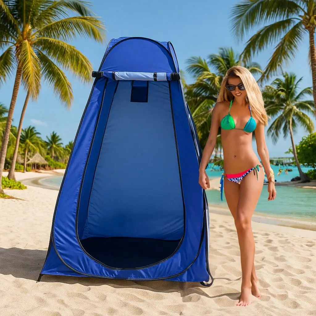 Automatische Pop-up Kleedtent, Buitendouche-kleedkamertent voor vissen, zwemmen, toilet