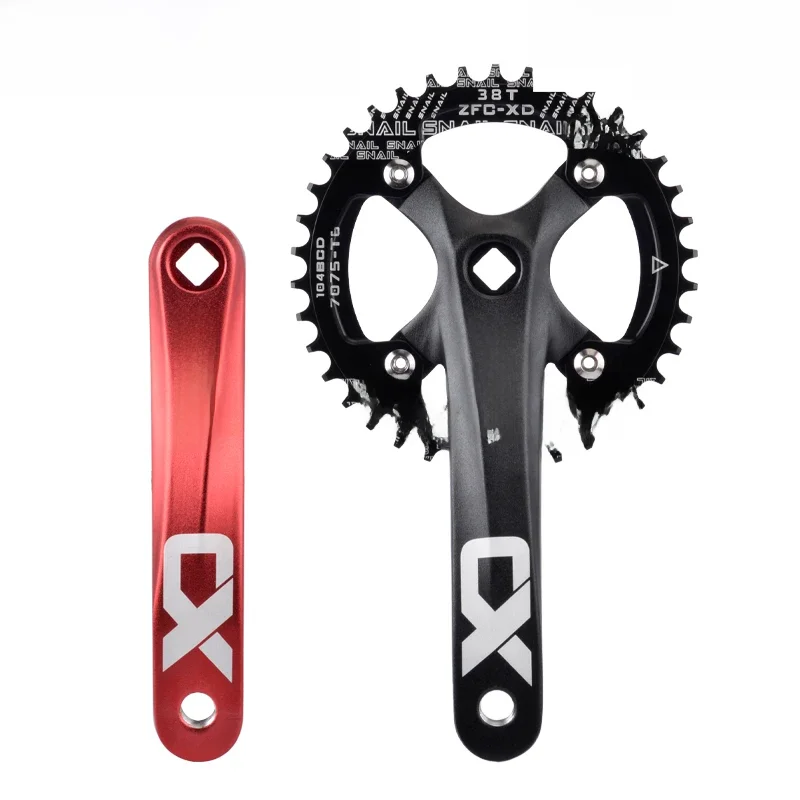 MEROCA CX Vierkant Gat Fiets Crankstel 104BCD Aluminium IXF Vierkant Gat Mountainbike Crankstel 170mm 32 T/34 T/36 T/38 T/40 T/42 - afbeelding 2