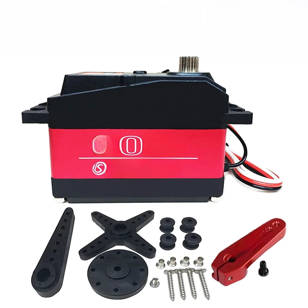 Hot DS5160 ssg 60KG Digitale Servo 8.4V Hoogspanning Metal Gear Grote Koppel Hoge Snelheid Waterdichte 1/5 Baja Servo's 180/270 graden - afbeelding 2