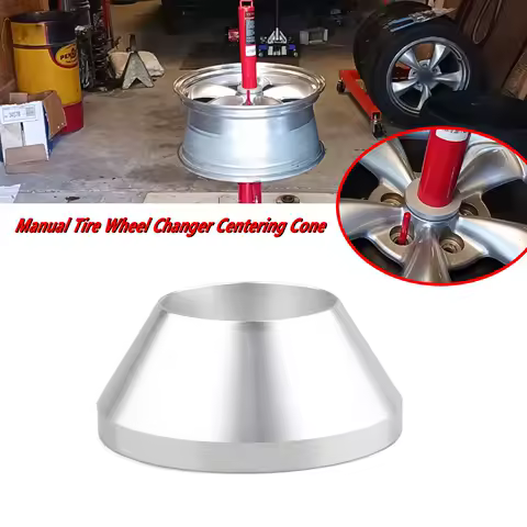 Manual Tire Changer Centering Cone Billet Aluminum Wheel Balancer Hold Down Cone Passenger Car Truck Caravan SUV Accessories