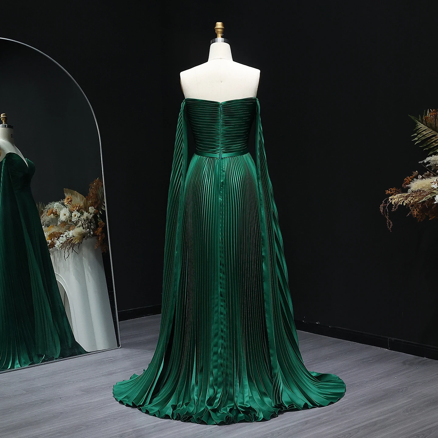 emerald green dress aesthetic Event and Prom Dresses