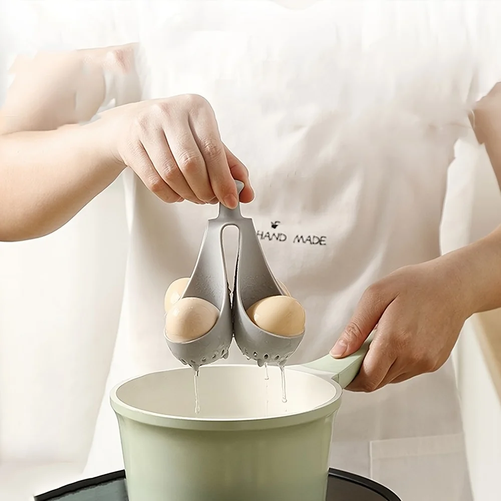 1 piece 4/6 head high-temperature resistant silicone egg steamer, suitable for cooking eggs for breakfast at home