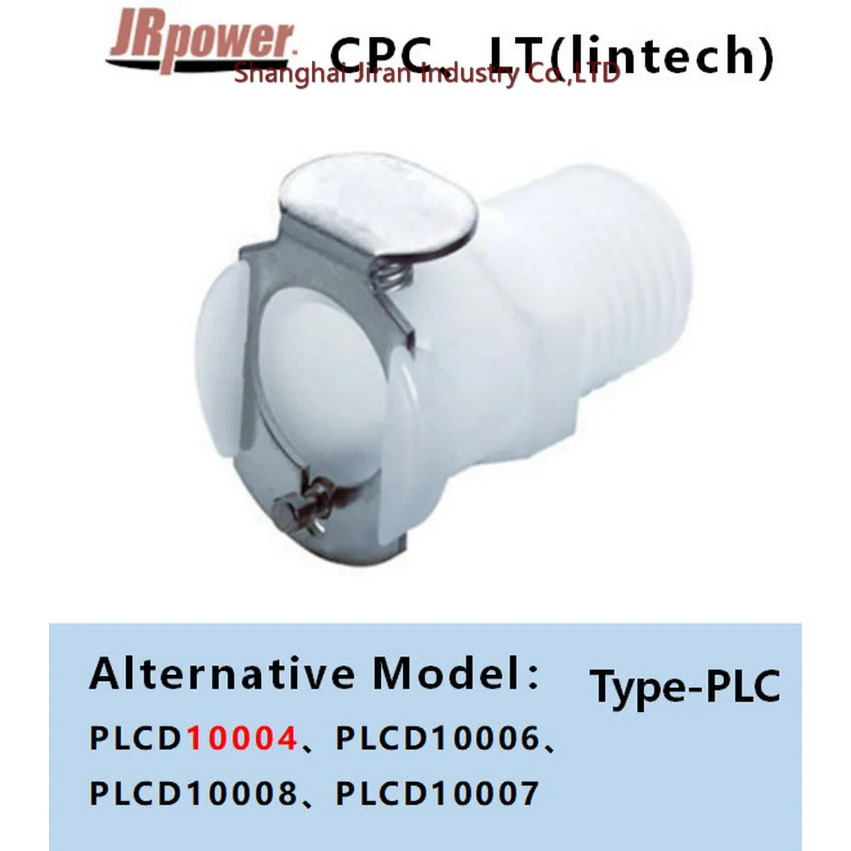 JR-PLC|5pcs Rerfectsubstitute CPC quick connect coupling PLCD10004 PLCD10006 PLCD10007 PLCD10008