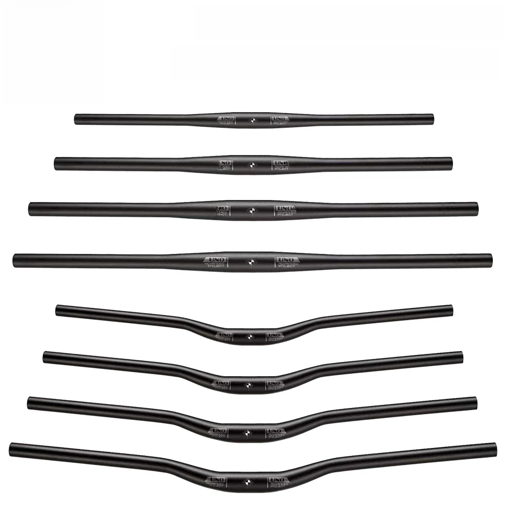 AliExpress NONE UNO Bicycle Straight / Swallow Handlebar MTB Aluminum Alloy Flat Bicycle Handle 640 680 720 740 760 780 800mm Bicycle Parts