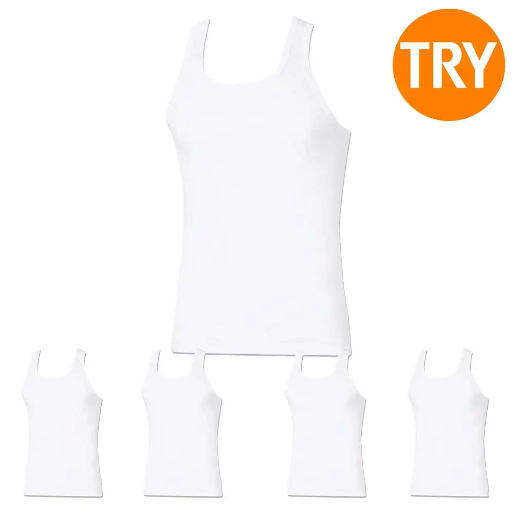 Tri-cotton 100% base running 5 set sleeback pure cotton men's natherwear maryas