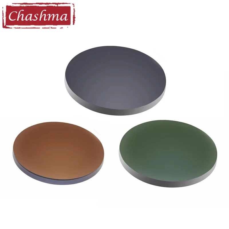 Chashma 1,67 índice gafas de sol polarizadas graduadas protección UV lentes de sol multifocales ópticos forma libre cristales progresivos