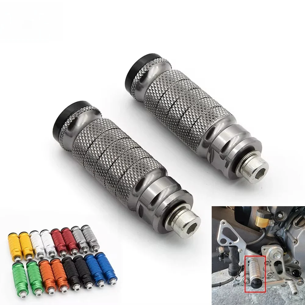 Dla YAMAHA MT03 MT07 MT09 MT10 Podnóżek motocyklowy Podnóżek Podnóżek Uniwersalny 8mm Podnóżek Tylny zestaw Podnóżek — 2