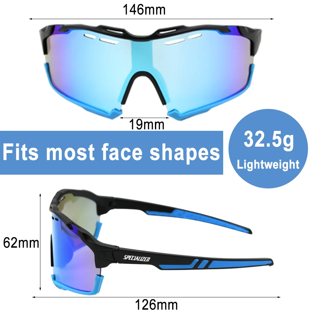 Photochromic Sunglasses Men\'s Women Sports Cycling Glasses Road Running Goggles MTB Bike Bicycle Mtb Eyewear For Driving