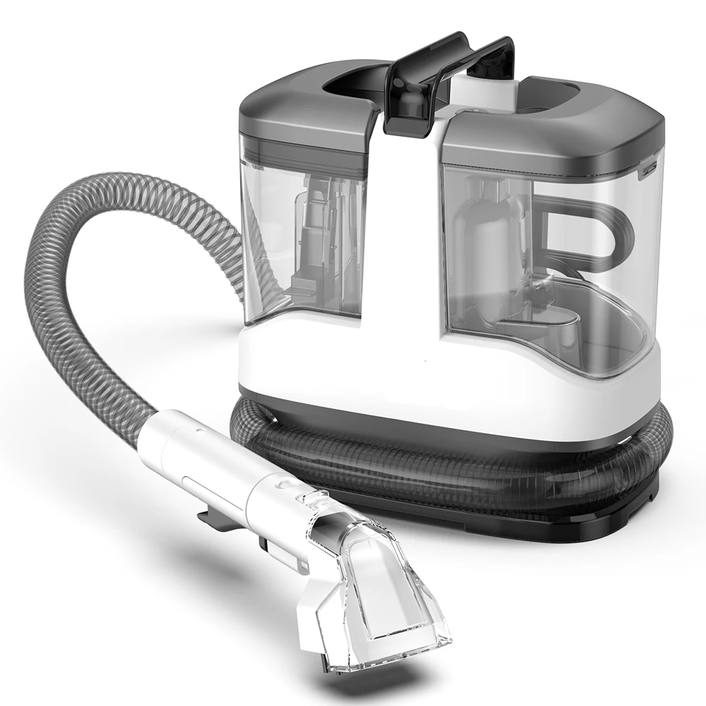 Teendow C3 450W Tragbarer Teppichreiniger Staubsauger 15kpa für Teppich und Sofa Haustierfleckenentferner mit Doppelwassertanksystem