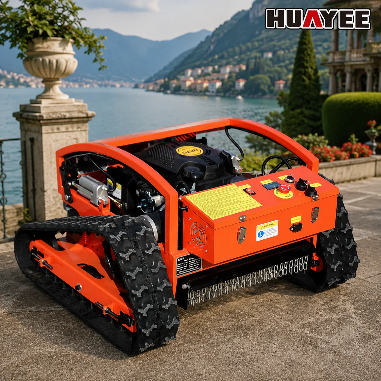 Customized Smart Robotic Lawnmowers, Automatic Wireless Lawnmowers, Remote-Controlled Lawnmowers view 6