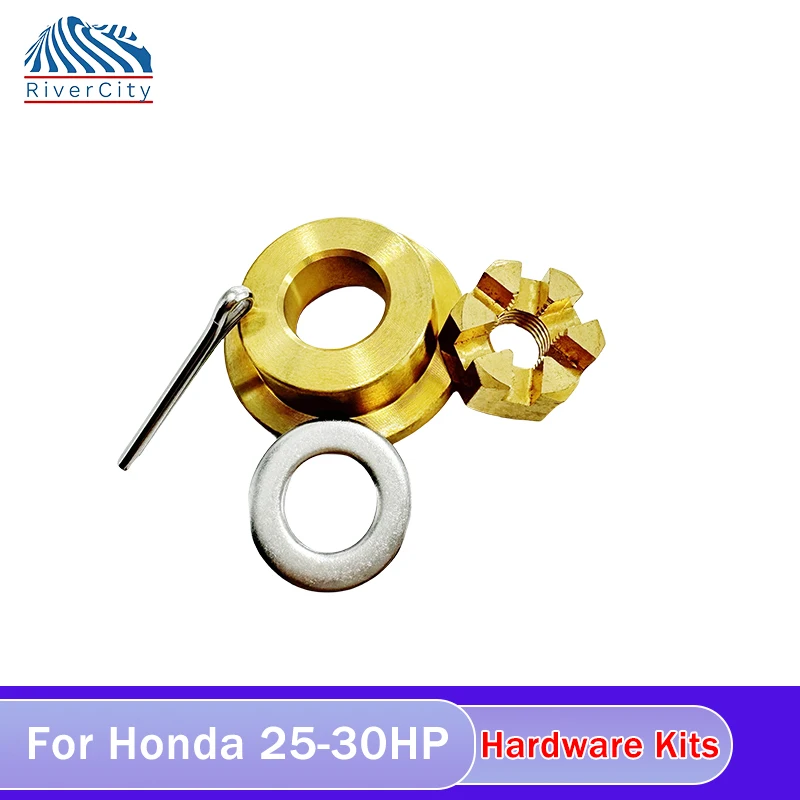 River City Propeller Hardware Kits fit Honda 25-30HP  Outboard Motos Thrust Washer/Spacer/Washer/Nut/Cotter Pin Included