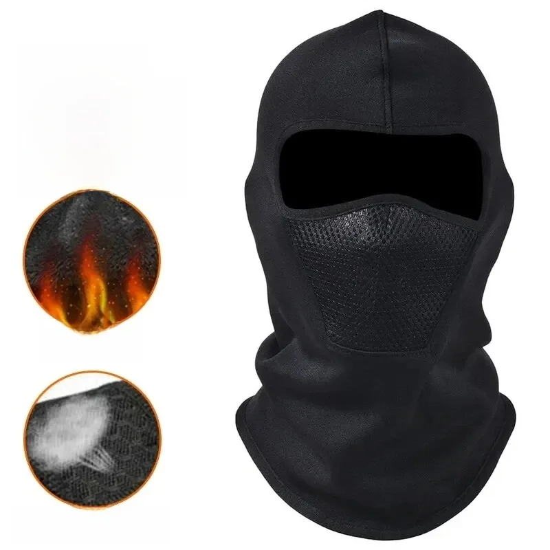 AliExpress NONE Thermal Winter Balaclava Cycling Full Face Mask Warm Outdoor Sports Motorcycle Ski Fishing Hunting Mask Fleece Scarf Cap Bandana