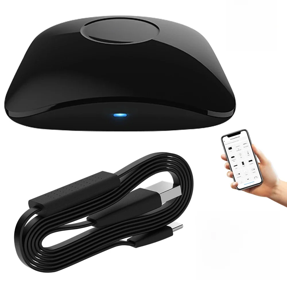 Uniwersalny pilot BroadLink RM4 Pro IR WiFi RF, inteligentny kontroler, czujnik HTS2, współpracuje z Alexa i Google Home Assistant — zdjęcie produktu 7