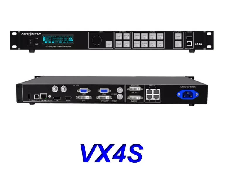 

Novastar VX4S-N Video Processor LED Display Controller Full Color Original Ports VGA CVBS 3G-SDI DP 500*500 P2.5-10 CN