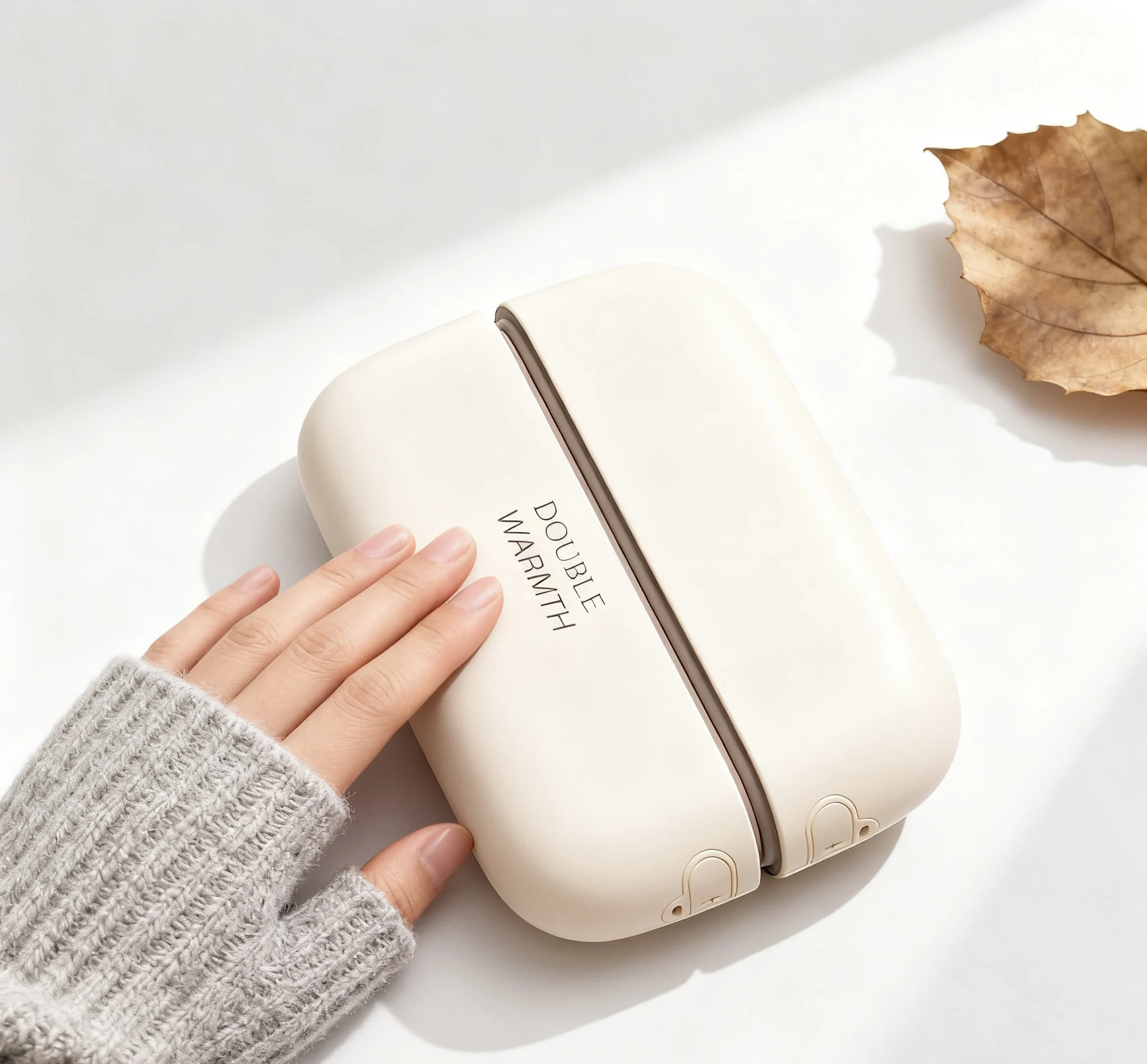 

Уютный чехол для бутылки с горячей водой 2-в-1, декоративный вязаный рукав для стандартных бутылок с горячей водой, грелка для рук