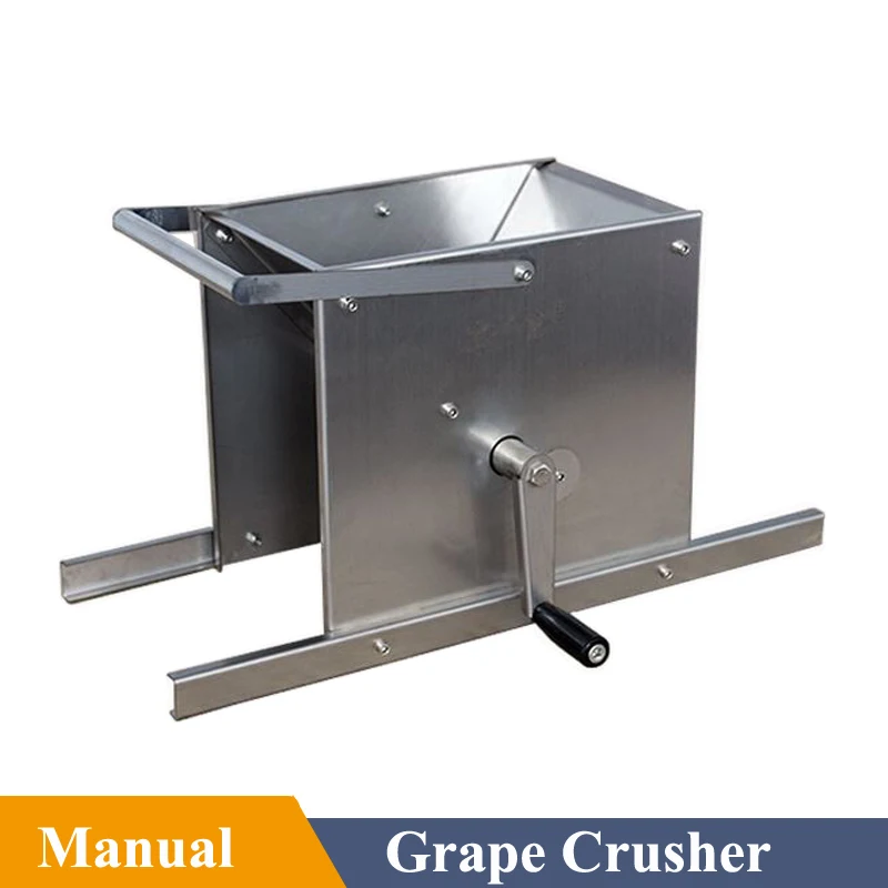 Manual/Electric Type Fruit Crusher Grape Crusher Grape Crushing Machine Fruit Wine Press Grinder