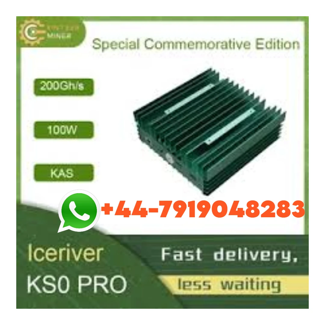 OL BUY 2 GET 1 FREE IceRiver KS0 PRO Special Commemorative Edition 200 GH 100 W KAS Kaspa Miner Mining