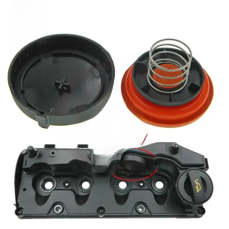 Pour VAG 1.6TDI, 2.0TDI, 3.0TDI VW Audi A4 A6 Q5 03L 103469 03L 103469 Couvercle de valve R PCV avec membrane