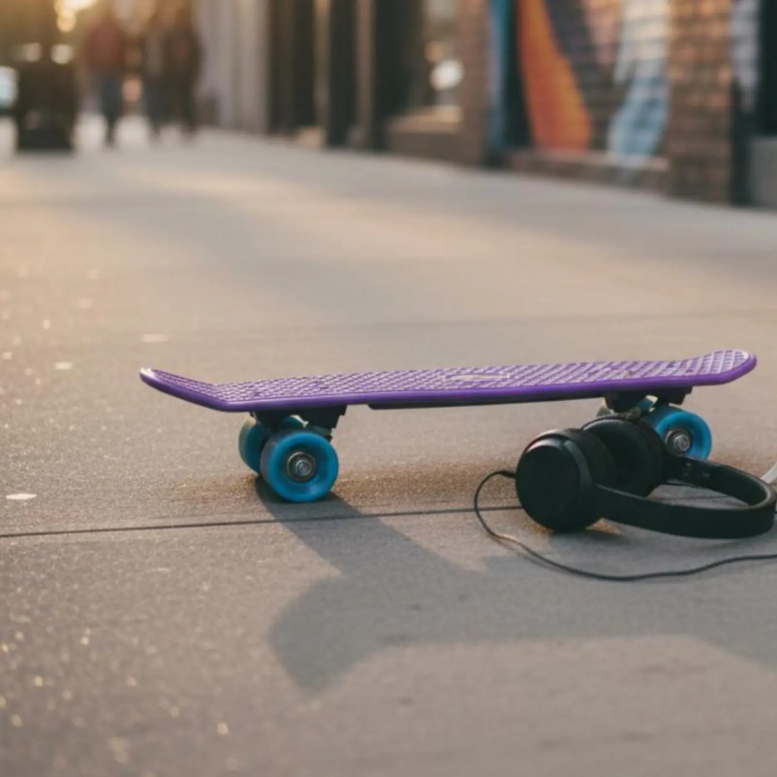 Penny Board Buntes Skateboard Leichtgewichtiges 27 Zoll Cruiser-Skateboard für Anfänger, Outdoor, Reisen – Detail 3