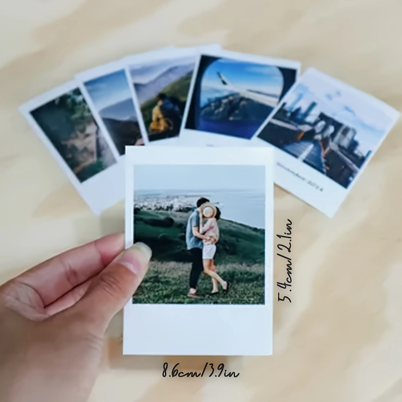 Exquisite Custom Printed Mini Photo Cards Unique DIY Souvenir Gifts For Couples Baptism Birthday Anniversaries