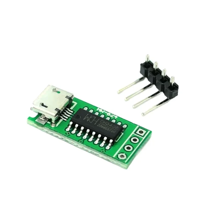 CH340C Micro USB to TTL Serial Port ISP Download Module 5V/3.3V 500mA Replace CH340G CH340T For STM32 51 With Lines In Stock