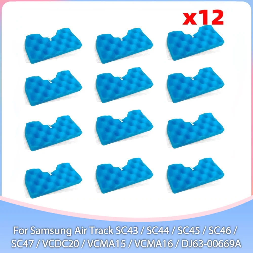 Compatible avec Samsung Air Track SC43 / SC44 / SC45 / SC46 / SC47 / VCDC20 / VCMA15 / VCMA16 / DJ63-00669A Pièces Filtre en éponge