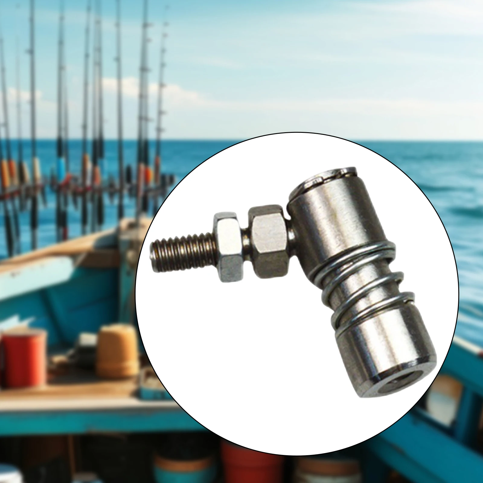 1 Pack Control Cable Throttle Ball Joint B Connector Boat Controls Sturdy Repair Part Linkage End Boat Accessory for Marine Boat