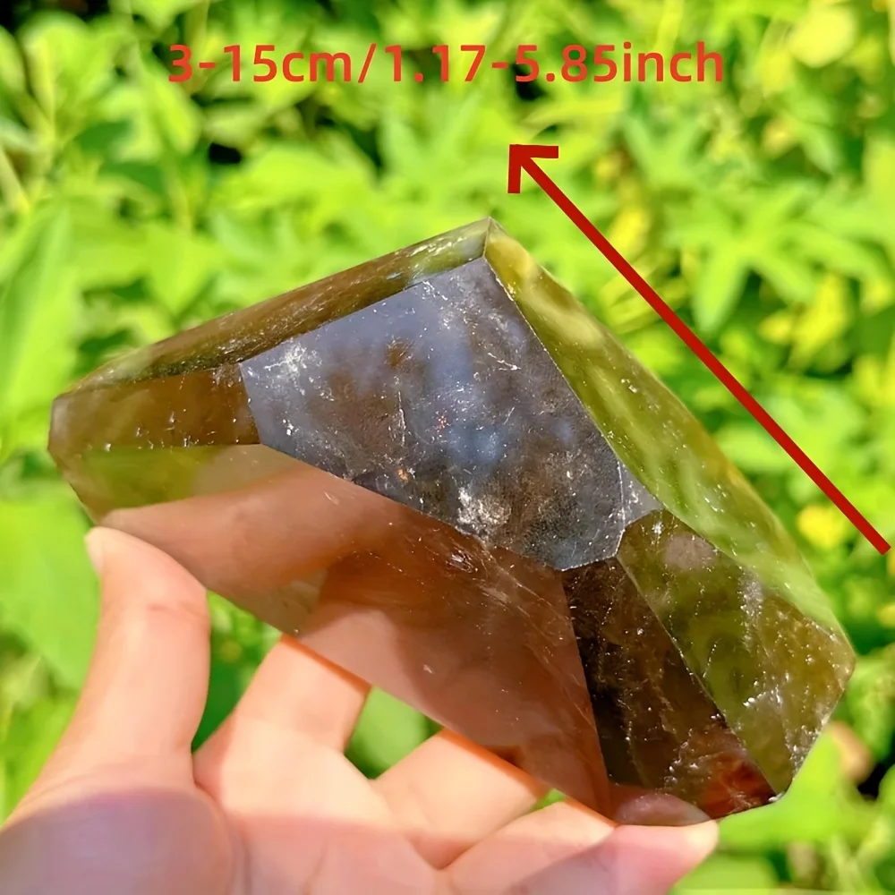 1pc Smoky Quartz Crystal Freeform, Irregular Shape, Elegant Home Decor, Meditation, Gifts, Jewelry Making, Meditation Accessory view 3