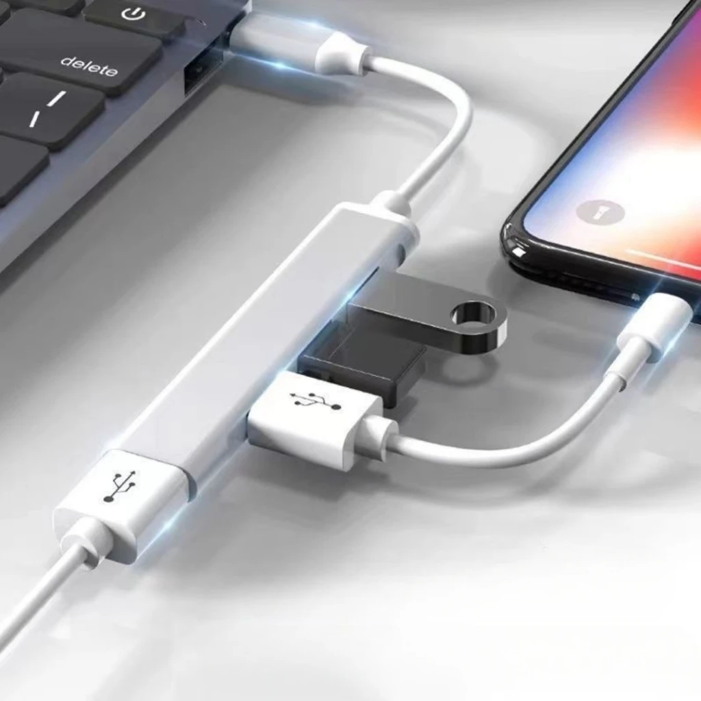 موزع متعدد السرعة من النوع C ، محور من النوع C ، محور USB Orico ، 5 جيجابايت في الثانية ، 4 منافذ
