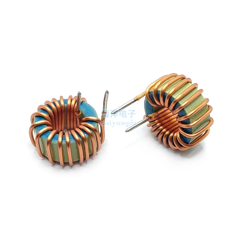 Vertical 20mm 8052B 22uH 12A 1.2 wire ring inductor blue and green ring magnetic ring inductor