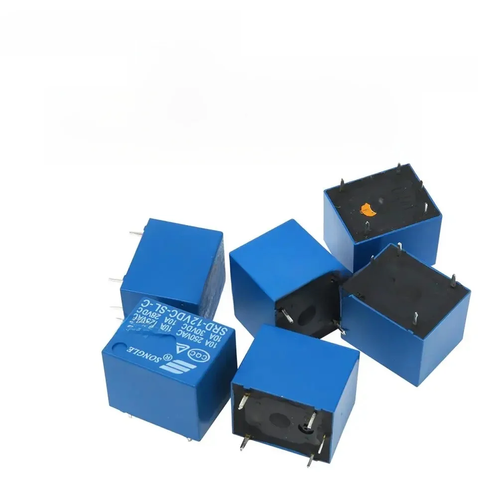 Przekaźniki SRD-03VDC-SL-C SRD-05VDC-SL-C SRD-06VDC-SL-C SRD-09VDC-SL-C SRD-12VDC-SL-C 3V 5V 6V 9V 12V 24V 48V 10A 250VAC 5PIN — zdjęcie 2
