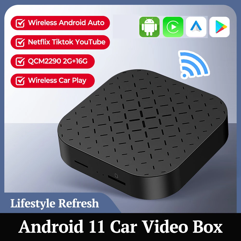 CarlinKit Android 11.0 CarPlay Ai Box Wireless Android Auto CarPlay Adapter Plug Play For Wired CarPlay Cars