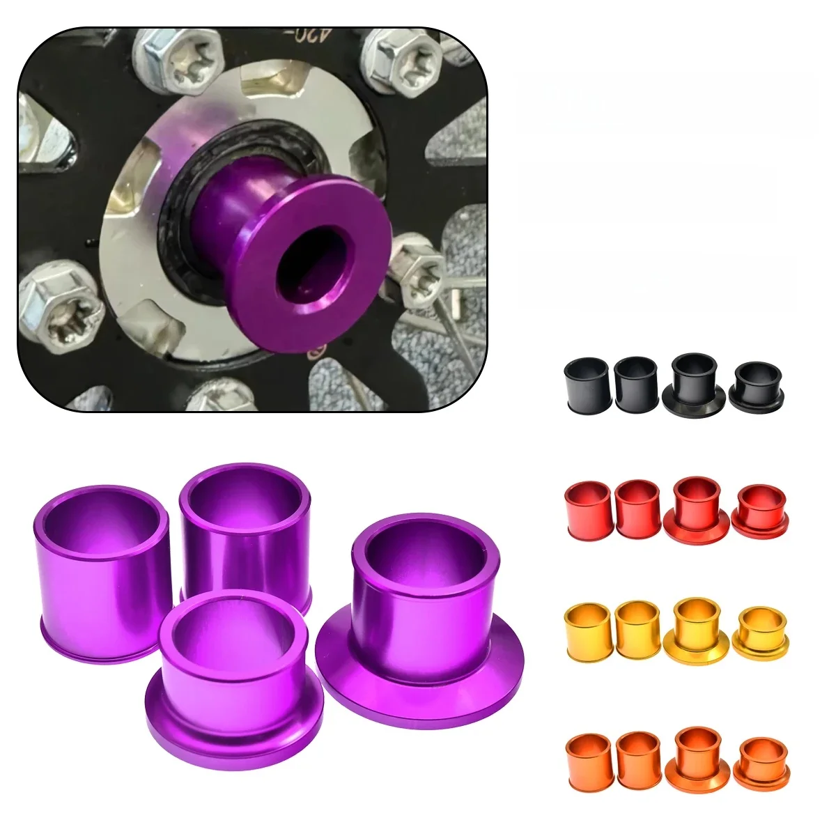 AliExpress XCMT Motorcycle Front Rear Wheel Axle Hub Spacer  For Ultra Bee SurRon UltraBee E-bike Off-road CNC Aluminum Electric Accessories