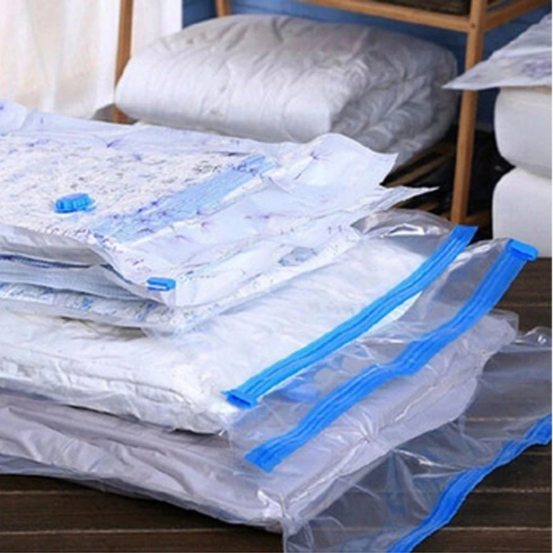 1/2/5Pcs Convenient Vacuum Bag Home Organizer Quilts Clothes Vacuum Storage Sack Compression Travel Saving Space air Bags