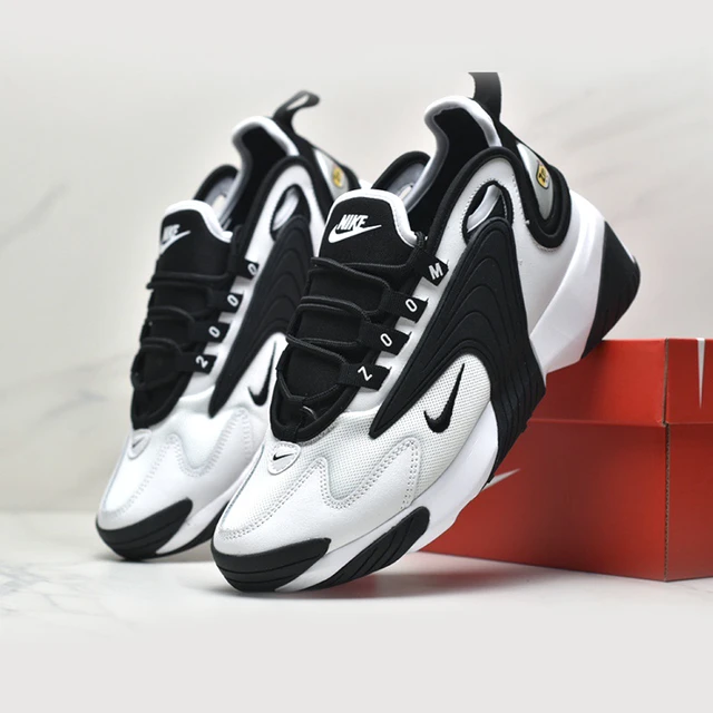 Nike zoom 2k black and white size shops 5