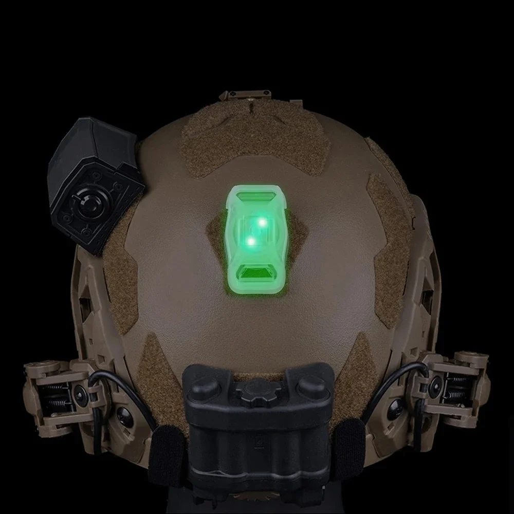 AliExpress NANO Helmet Light 2 Mode for Motorcycle Cycling Hunting Fishing LED Signal Lamp Tactical IR Identification Lamps MOLLE Vest Gear
